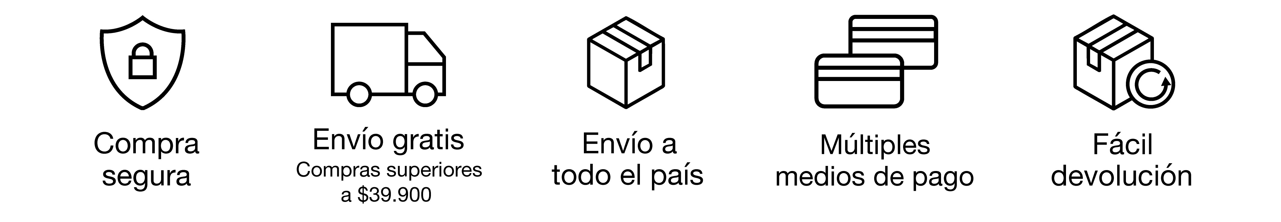 Iconos de información de servicios
